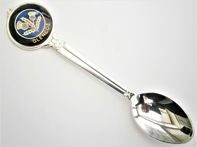 SH640) Vintage Glencoe Scottish Thistle Schottland Souvenir Sammler Löffel