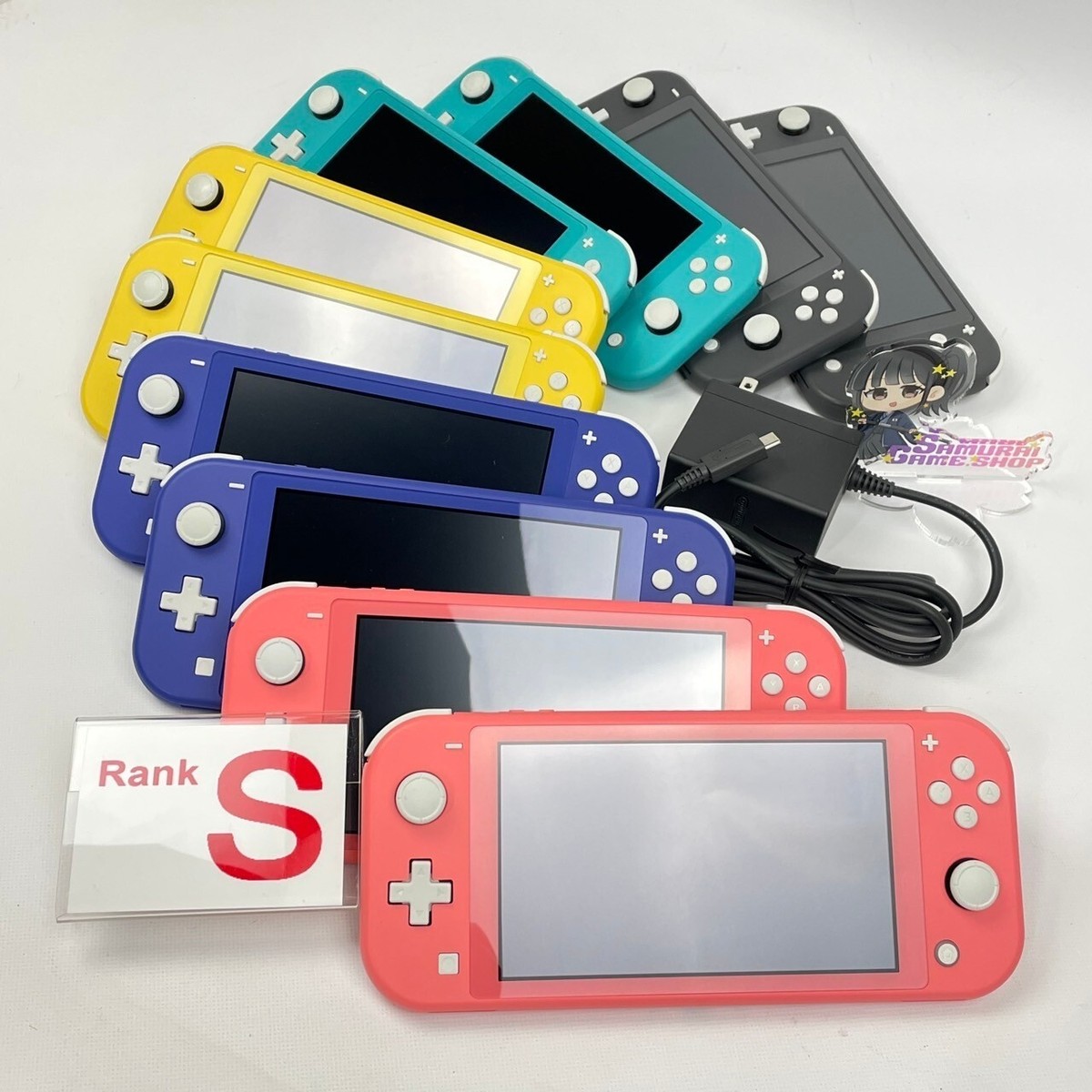 Nintendo Switch Lite S Rank Console & Charger Choice of Colors