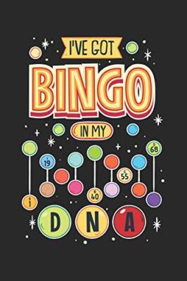 I've Got Bingo In My DNA: 120 Pages I 6x9 I Graph Paper 5x5 by Notebooks New-,