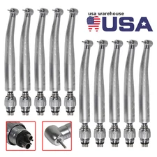 10pcs Dental High Speed Turbine Handpiece 4 Hole Quick Coupler Fit KAVo
