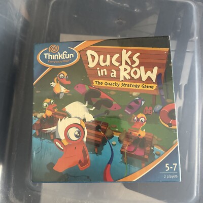 New Think Fun Ducks In A Row- The Quacky Strategy Game By Thinkfun   NEW SEALED