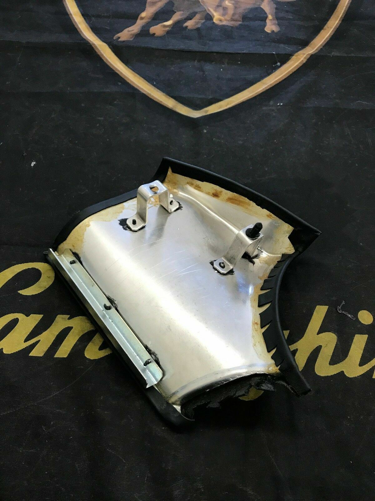 LAMBORGHINI MURCIELAGO COUPE INTERIOR RIGHT LOWER B PILLAR TRIM OEM 418867244