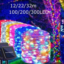 200/300 LED Solar Power String Fairy Lights Garden Outdoor Party Christmas Lamp