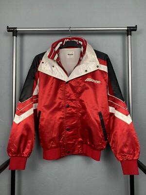 Mizuno 90s Vintage Mens Nylon Bomber Jacket Size M | eBay
