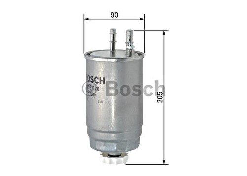 BOSCH Fuel Filter Fits CITROEN Nemo Box FIAT FORD Lancia PEUGEOT 1.3-3.0L 2001- - Picture 6 of 6