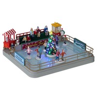 Lemax - Outdoor Skating Rink - Schlittschuh Weihnachtsdorf Animation - 14871