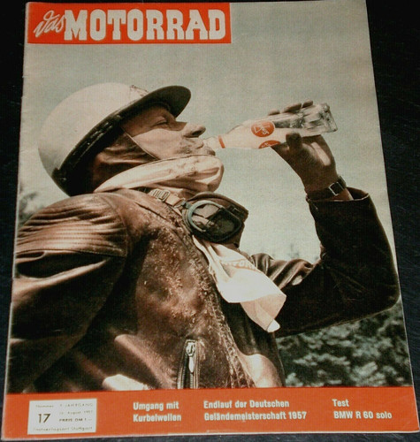 Das Motorrad 17/57 Test BMW R 60,Kurbelwellen, japan.Motorräder,Fahrzeugkupplung