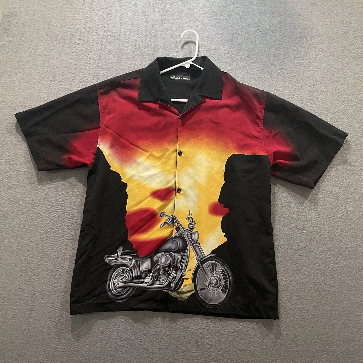 no boundaries flame shirt