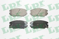 LPR 05P1599 Brake Pad Set, Disc Brake For Honda Hyundai KIA