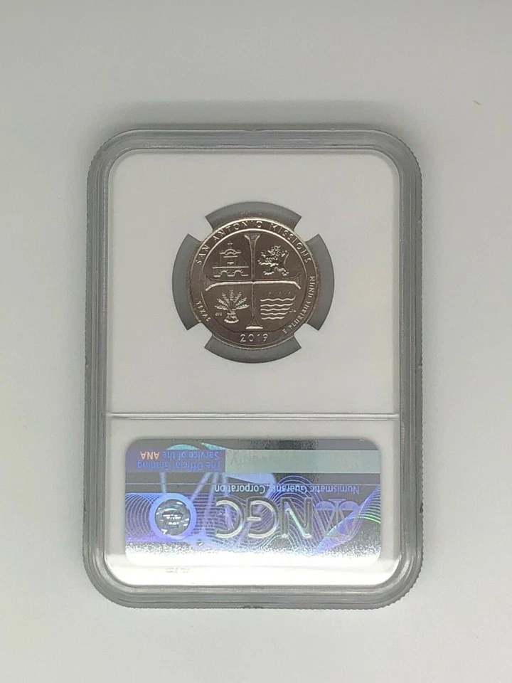 2019-W WASHINGTON QUARTER SAN ANTONIO MISSION-NGC MS67-GREAT AMERICAN COIN HUNT - Image 2 of 2