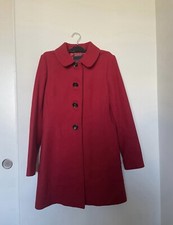 Vintage Banana Republic Red Wool Coat