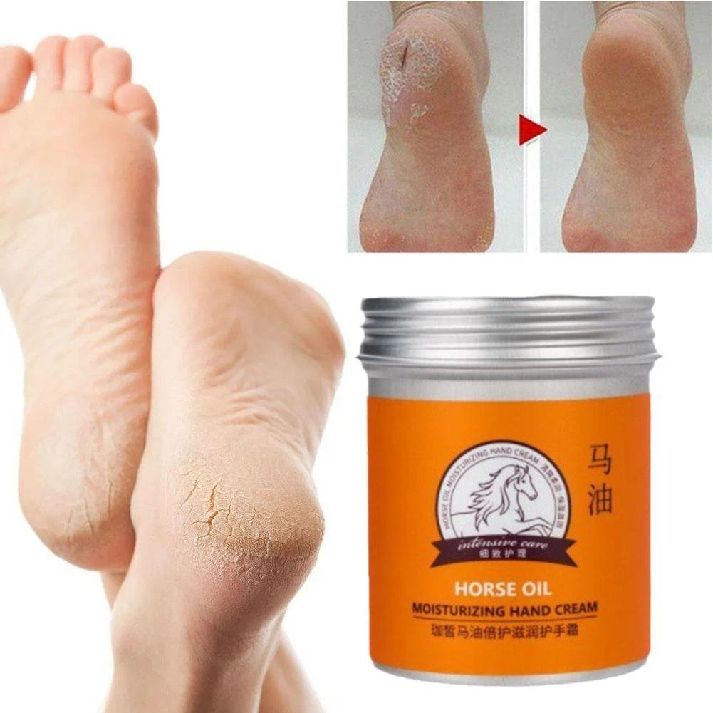 Horse Oil Foot Cream Crack Heel Remover Cream Foot Moisturizing