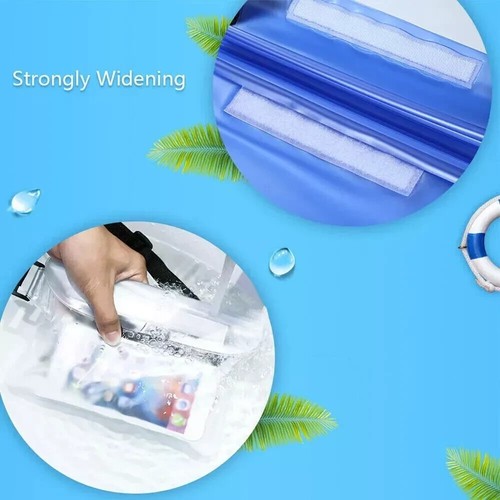 Swimming Waterproof Underwater Case Cover Dry Pouch Mobile Phone Waist Bag Pool - Picture 5 of 13