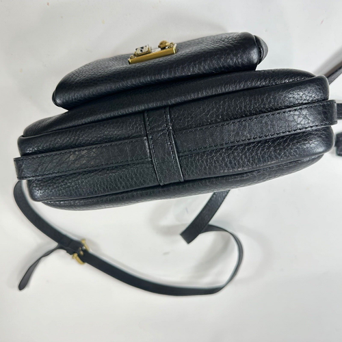 Rare Etinne Aigner 100% Genuine Leather Camera Style Black Crossbody Bag - Picture 17 of 24