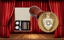 Custom Wax Seal Police PD Sheriff Department Embosser Die Stamp Kit City Town US