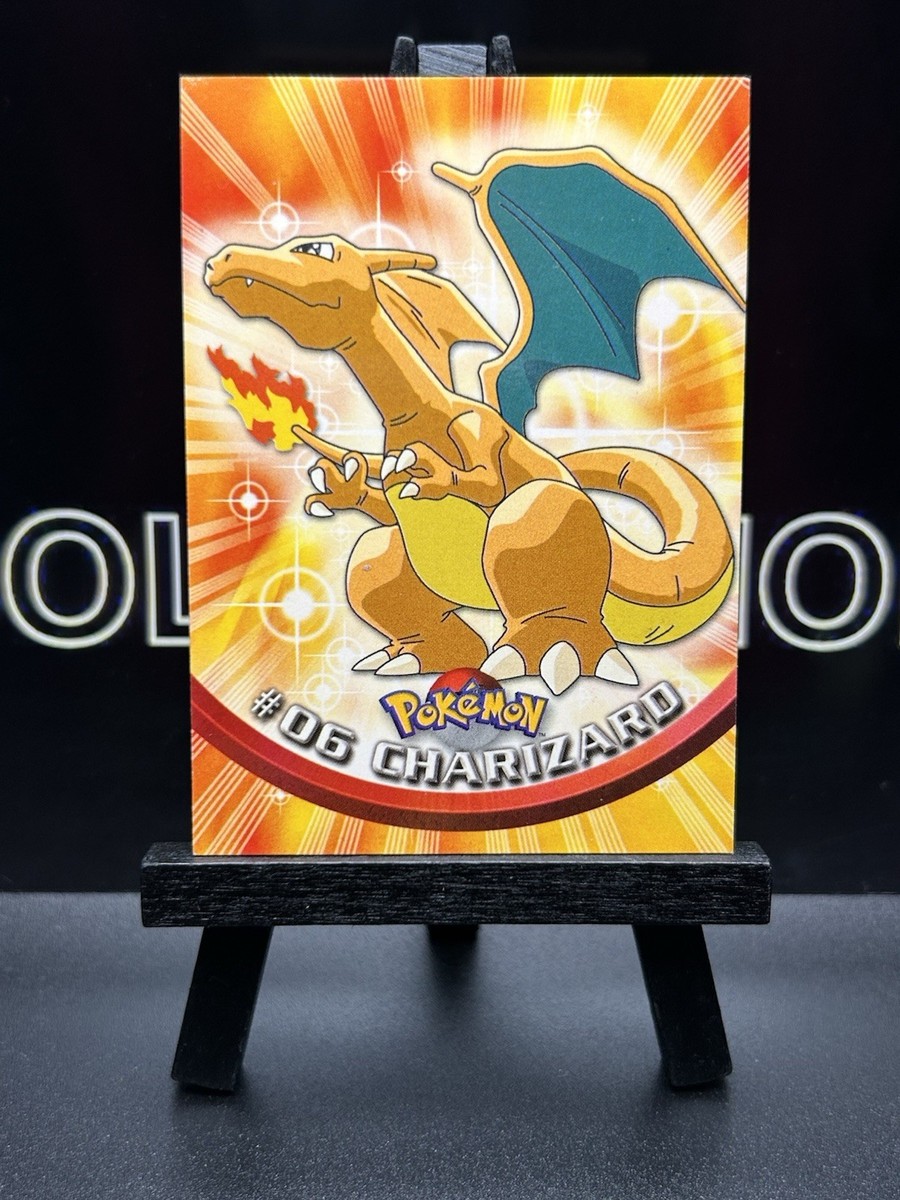 #06 charizard pokemon card Graded: JP Bandai Carddass (1996) Beckett 8  Double Infinity Gaming Captured in a crystal CHARIZARD #06 - GREEN Logo