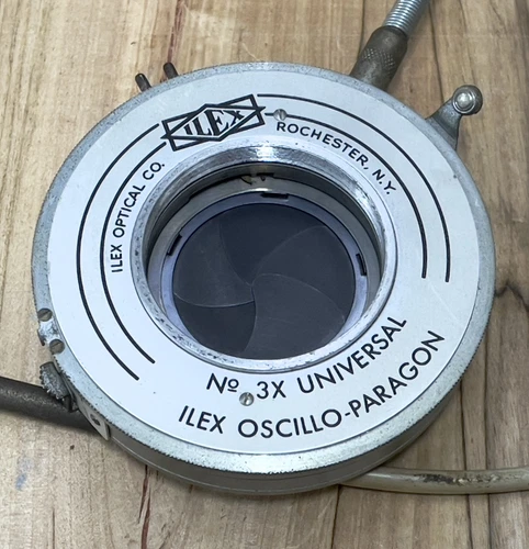 ILEX 3" 75mm f/1.9 Oscillo Paragon  1:0.85X In No. 3X Universal Shutter w/ Cable