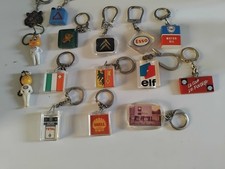 Lot Porte-Clés Divers Vintage Publicitaires et Autres Années 1960s Jusqu'aux 90s