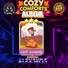 SET 12 - LEAF JUMPING - MONO_POLY_MO_-GO 3 STARS STICKERS CARDS ⚡️ FAST SEND ⚡️