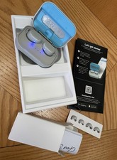 Skullcandy Grind Light Grey/Blue True Wireless Bluetooth Headphones Tap Earbuds