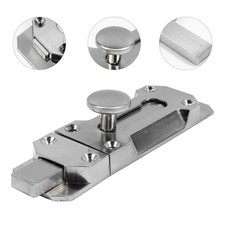 2 Pcs Anti-theft Door Bolt Sliding Latch Lock Lockable Security Barrel