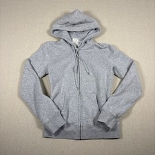 John galt brandy melville light gray slim fit full zip hoodie one size