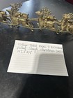 Vintage Solid Brass 8 Reindeer Pulling Sleigh Christmas Decor 19”L X 21/4” — photo 5
