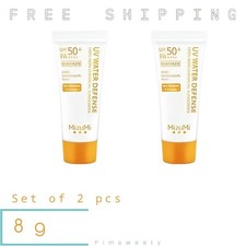 Set of 2 pcs X 8 g MizuMi UV Water Defense Pro SPF50 PA   Waterproof Sunscreen