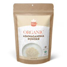 Organic Ashwagandha Root Powder 8 oz Non-GMO Raw Ashwagandha Powder for Tea