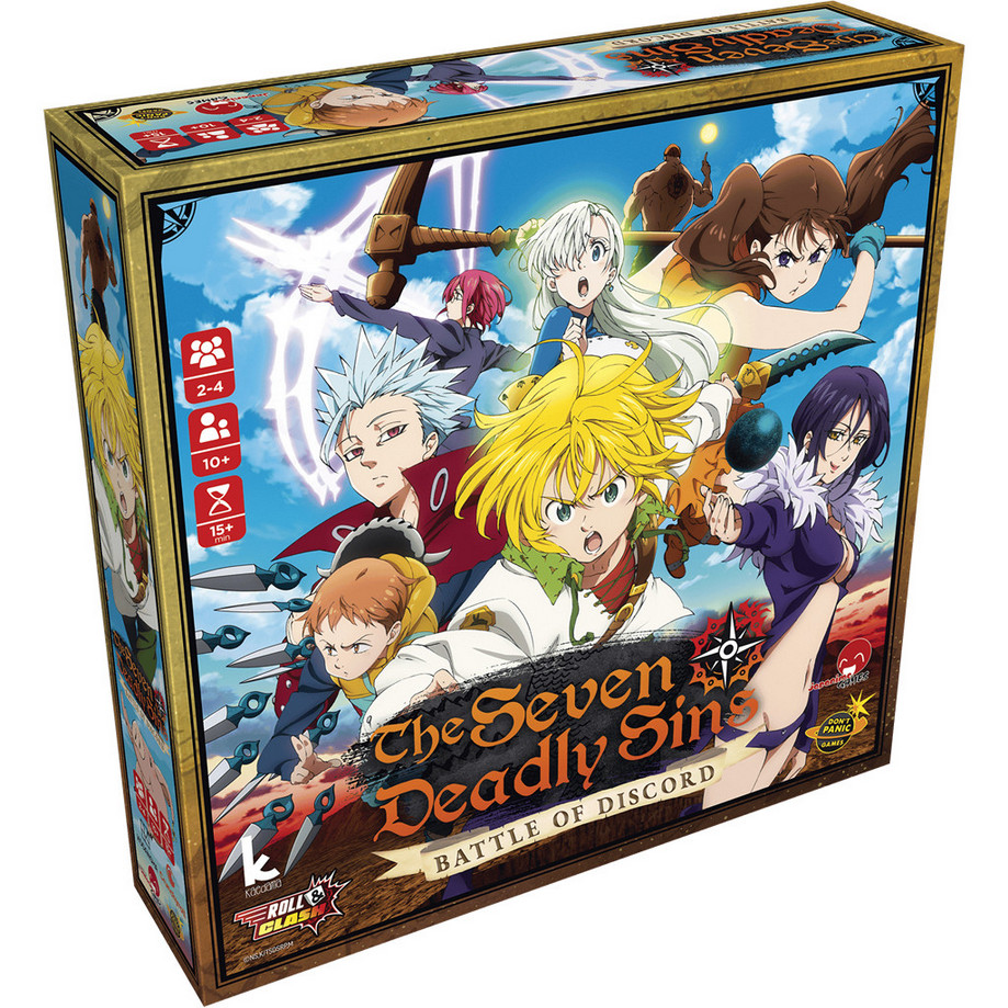 Jeu The Seven Deadly Sins Battle of Discord pour Soirée Entre Amis et Fans de Culture Geek