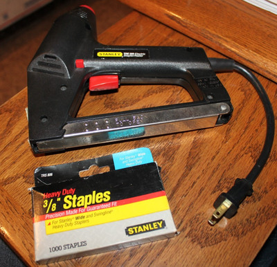 STANLEY Corded Electric Power Stapler Brad Nailer # TRE300 Made In USA WORKS