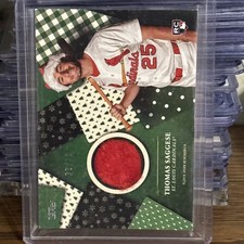 2025 Topps Holiday - Holiday Relics Thomas Saggese #HR-TSA Holiday Glitter...