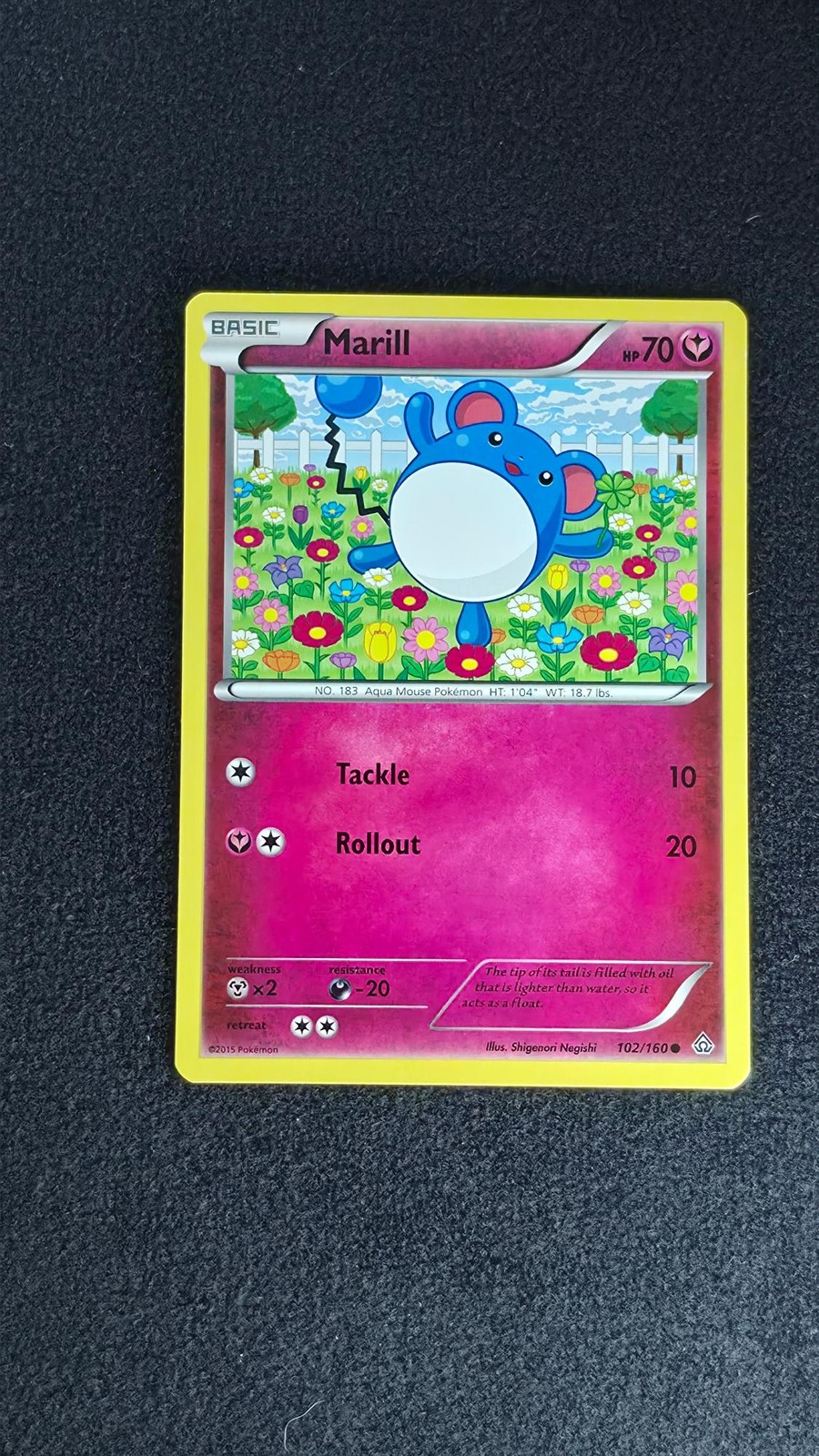 MARILL | 102/160 | C LP/NM | PRIMAL CLASH POKEMON