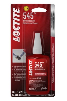 Loctite Thread Sealer - 545 - 36 ml Bottle - Each 492145