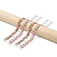 Women Floral Bra Straps,Decorative Flower one sizt fit all, Pattern 3-1 Set