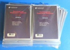 1000 CONTINENTAL 4X6 POSTCARD SLEEVES, GUARDHOUSE SHIELD, CLEAR, 4-3/8 X 6-1/8