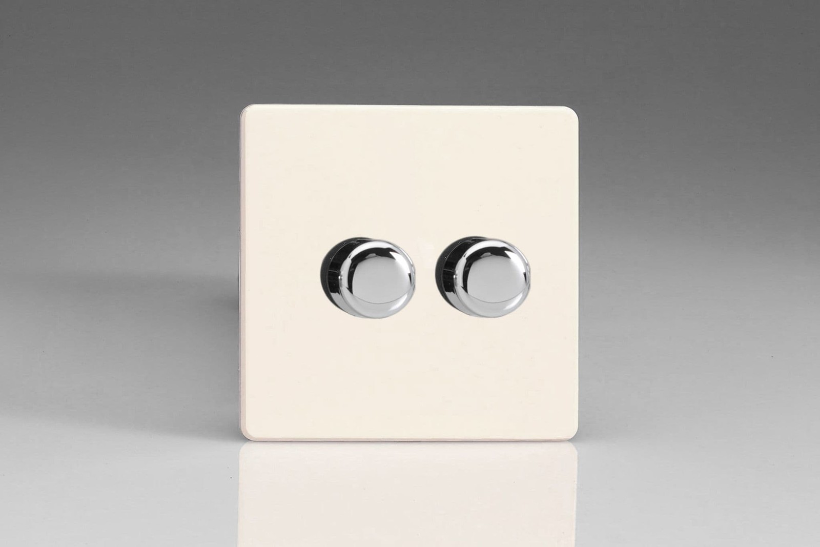 Varilight JDYSM102S.PD Primed 2 Gang V-Pro Smart Master WiFi LED Dimmer