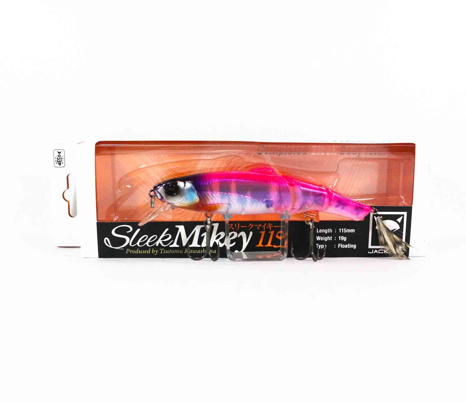 Jackall Mikey Sleek 115 Floating Lure POL Pink Back Oikawa (1864)