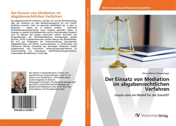 Der Einsatz Von Mediation Im Abgabenrechtlichen Verfahren HüBner-Schwarzinger-image