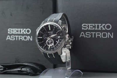 SEIKO Astron SBXA037 Black Conceptual Design Line GPS Solar Watch [Box Damaged ]