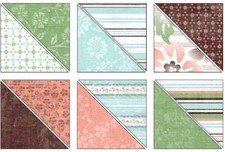 Stampin Up Designer Series Paper DSP Afternoon Tea 6" x 6"