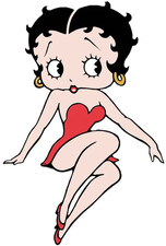 Betty Boop weatherproof Vinyl Sticker Decal