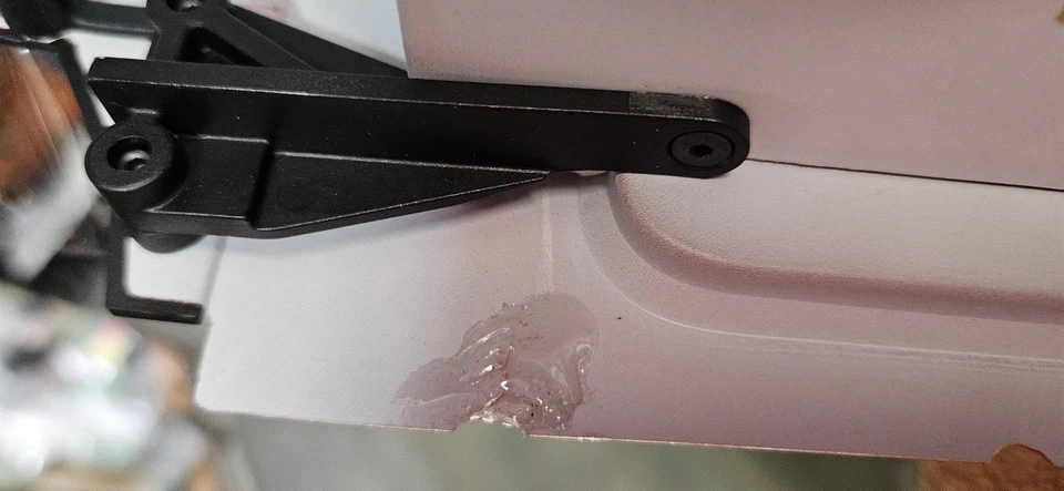 For Axial SCX10 III Jeep CJ-7 AXI03008 Red Body with Lights Roll Cage DAMAGED - Image 2 of 4