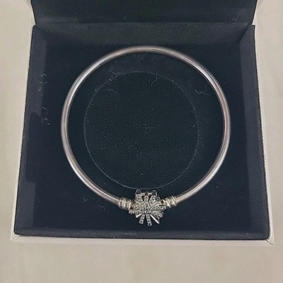 Pandora Fireworks Bangle Bracelet The Best Is Yet To Come In Box Limited Edition