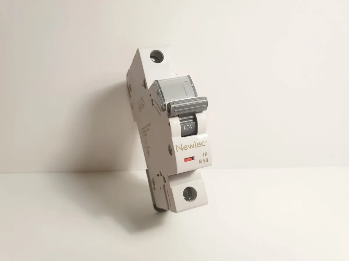 NEWLEC 50A SP type B MCB, circuit breaker, NLMB150BA 6KA, HAVELLS, VAT INVOICE