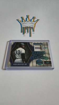 LEAF Bronx Legacy KEN GRIFFEY GameUsed Memorabilia 6/7 FABRIC OF THE FRANCHISE