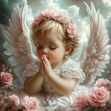 Wandbild Engel Rosen Vintage Shabby Deko Bild Wanddeko Dekofliese Wandfliese