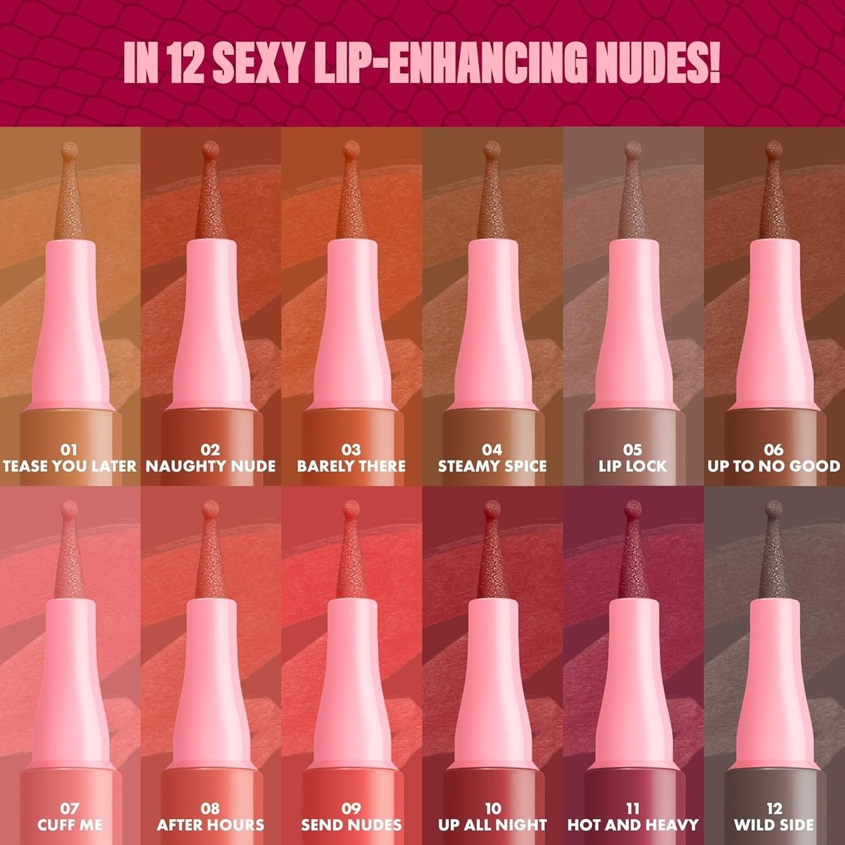 NYX Professional Makeup Lingerie Lip Liner Stain 04 STEAMY SPICE