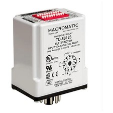 Multifunction Time Delay Relay, Octal, Multi Function, 16 Functions 120V AC,