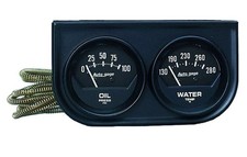 Autometer Gauge Panel Assembly 2-116 In Dia Auto Gage Analog Black Face Kit